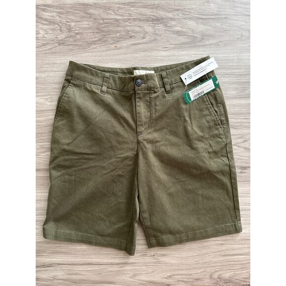 Hawker Rye Heather Essential Wash Green Twill Mens Shorts Size 30 Nwt - Picture 1 of 4